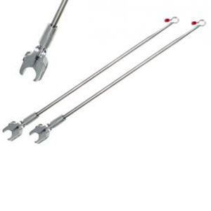 Antena Corta-Pipa Retrátil/Reclinável Dupla para Retrovisor HR1 Abraçadeira