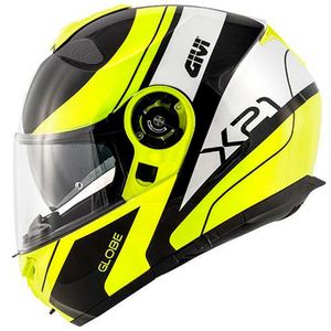 Capacete Givi X21 Challenger Graphic Globe Escamoteável