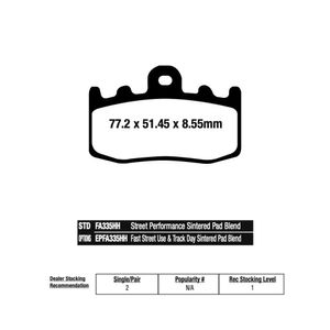 Pastilha de Freio Dianteira GS 1200/K 1300 (FA335HH) EBC