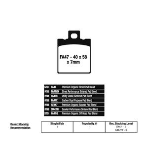 Pastilha de Freio Traseira Ducati Monster 1000 (FA47HH) EBC