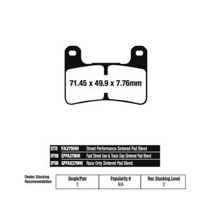 Pastilha de Freio Dianteira GSXR 750 SRAD 04/10 (FA379HH) EBC