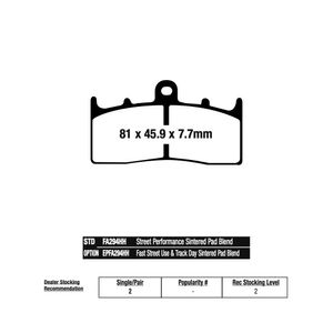 Pastilha de Freio Dianteira K1200/ K1300 06/11 (FA294HH) EBC