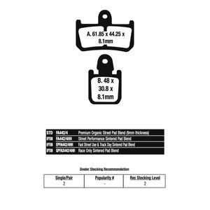 Pastilha de Freio Dianteira R1 09/15 (FA442/4HH) EBC