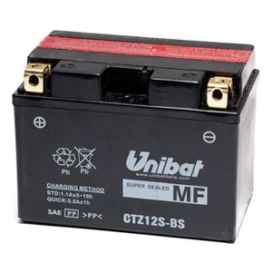 Bateria CTZ12S Shadow750/ VTR1000F/ FES250/ NS250S/ PS250 Unibat