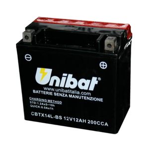 Bateria CBTX14LBS Harley Davidson 883/1200 2011 Unibat