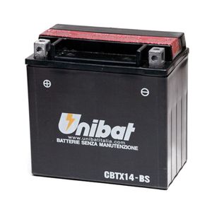 Bateria CBTX14BS VT750/ ST100/ GL1500/ DR800/ FZR1000 Unibat