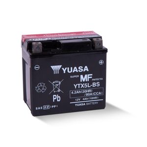 Bateria Selada YTX5LBS Titan 2000 ES/C125/ Biz Yuasa