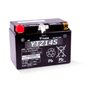Bateria YTZ14S NT650V/ Shadow NV750/ VRF 800P/ Super CB1300 Yuasa