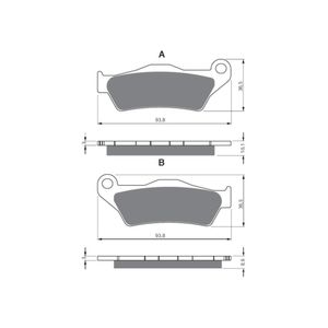 Pastilha de Freio Traseira R 1200 GS/ K 1300 (GF292S3) Gold Fren
