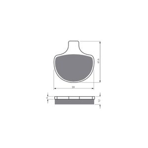 Pastilha de Freio Dianteira HD Fat Boy/ Dyna/ Super Glide (GF057S3) Gold Fren