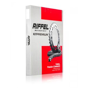 Kit Coroa/Pinhão/Corrente 48D/14D XTZ 125 03 Riffel
