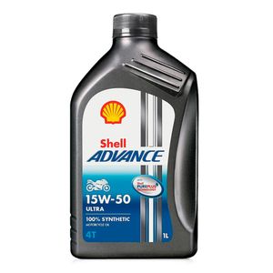 Óleo Advance Ultra 4T 15W50 Sintético 1L Shell