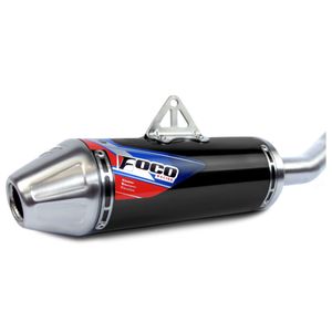 Escapamento Completo CRF 230 Strong Ponteira e Curva Foco Racing