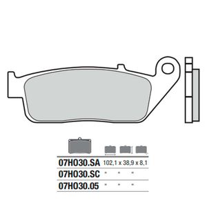 Pastilha de Freio Dianteira Tiger 800 / Hornet (07HO3005) Brembo
