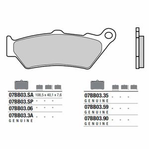 Pastilha de Freio Dianteira Cerâmica BMW 650GS 800GS (07BB0335) Brembo