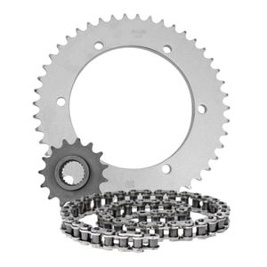 Kit Coroa/Pinhão/Corrente Choho Com Retentor Lander 250 07/09 46D/15D/428UOX130L Scud