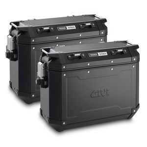 Par Baú Lateral Givi Trekker Outback 37L OBKN37BPACK2