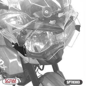 Protetor de Farol Policarbonato Triumph Tiger 800 / 1200 Explorer 12+ (SPTO303) Scam