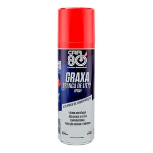 Graxa Branca de Lítio Spray 300ML Car80