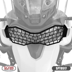 Protetor de Farol Aço Carbono Triumph Tiger 900 20+ (SPTO517) Scam