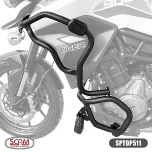 Protetor de Motor e Carenagem com Pedaleiras Triumph Tiger 900 20/23 (SPTOP511/SPTAP511) Scam