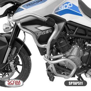 Protetor de Motor e Carenagem com Pedaleiras Triumph Tiger 900 20/23 (SPTOP511/SPTAP511) Scam