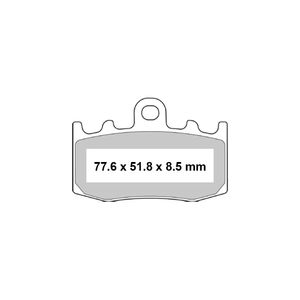 Pastilha de Freio Dianteira Sinterizada ST FA335HH (FDB2125ST) Ferodo