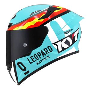 Capacete KYT TT Course Jaume Masia Leopard Spain