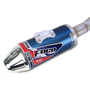 Escapamento Completo CRF 250F Strong F1 Alto Brilho Foco Racing