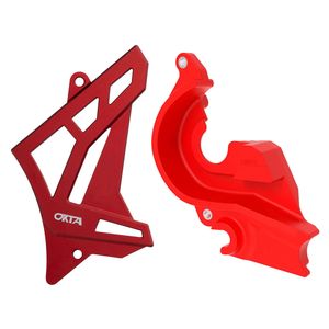 Kit Anti Block Dianteiro e Protetor Pinhão CRF 250F Okta