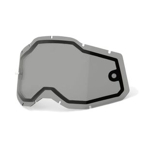 Lente Dupla Anti Embaçante para Óculos 100% Racecraft 2 / Accuri 2 / Strata 2