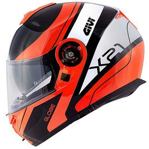Capacete Givi X21 Challenger Graphic Globe Escamoteável