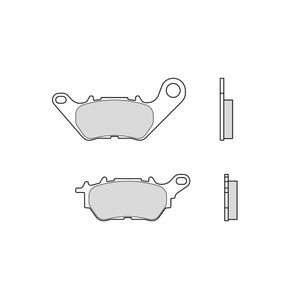 Pastilha de Freio Traseira Yamaha MT03 16 / YZF R3 15 (07YA53CC) Brembo