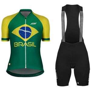 Conjunto Camisa e Bretelle Bike ASW CBC Feminino