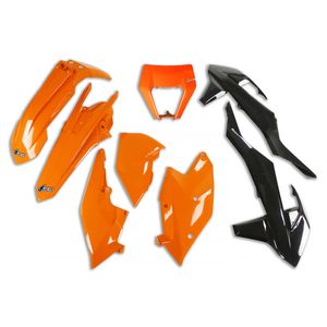 Kit Plástico com Carenagem Frontal KTM EXC/EXC-F 17/19 UFO