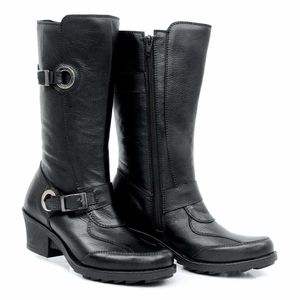 Bota Mondeo Strada Light Salto Médio Argolas Feminina