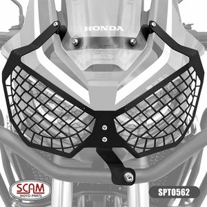 Protetor de Farol Aço Carbono Africa Twin CRF 1100L 21+ (SPTO562) Scam