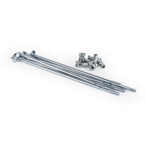 Jogo Raio XRE 300 Dianteiro Cromado 4mm Tech Ride