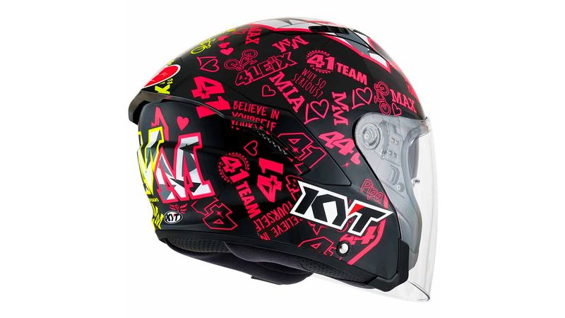 Capacete KYT NFJ Espargaro 20 Aberto