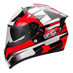 Capacete GP Tech V128 Flag com Viseira Solar