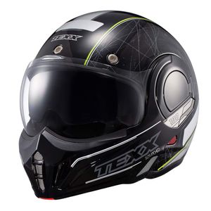 Capacete Texx Stratos 180 Scratched Escamoteável