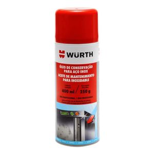 Óleo de Conservação para Aço Inox 400ML Wurth