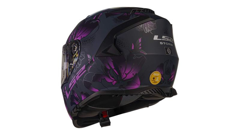 Capacete LS2 Storm FF800 Tracker - Preto / Vermelho | Shopee