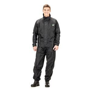 Conjunto Capa de Chuva Pantaneiro Nylon Estilo Masculina com Forro e Gola 1400