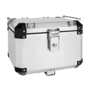 Baú Traseiro Atacama 43L Top Case Escovado (0009) Bráz Acessórios