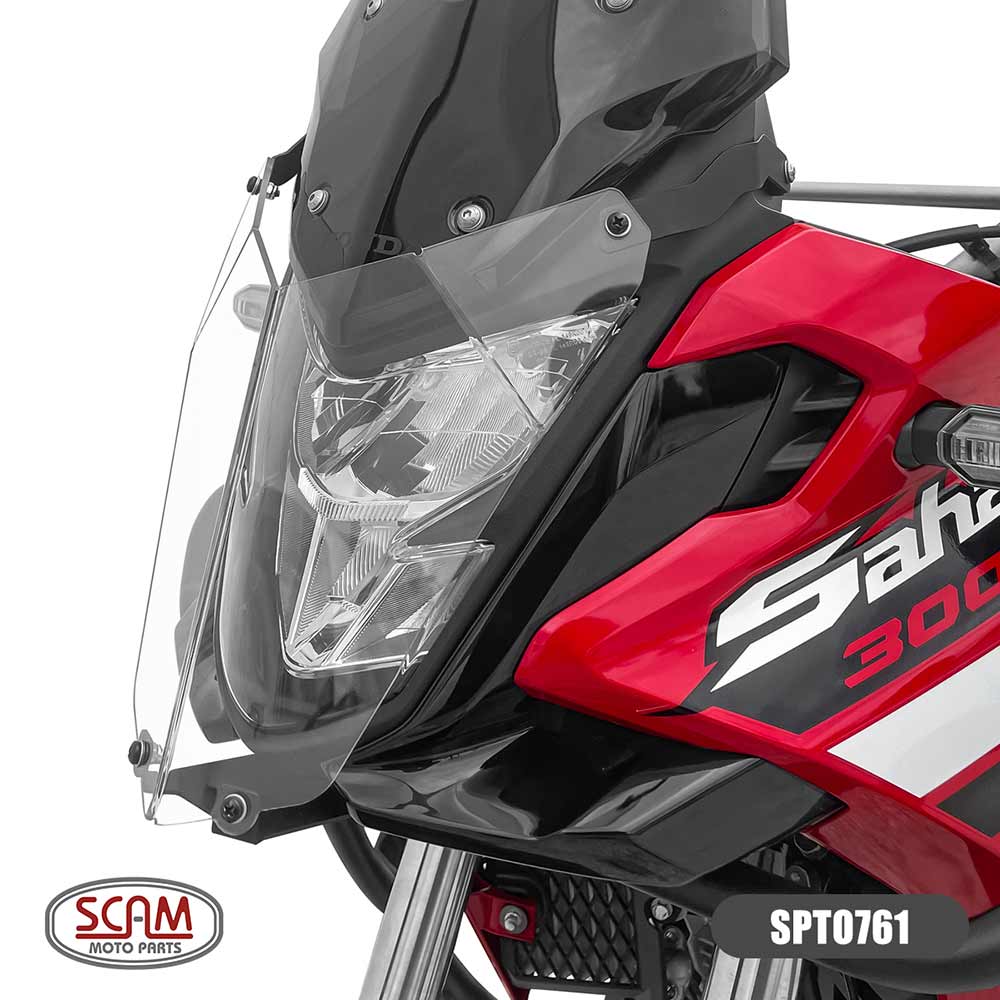 Protetor de Farol (Policarbonato) Sahara 300 2024+ (SPTO761) Scam