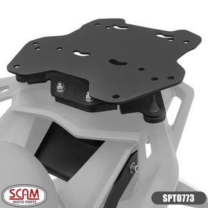 Suporte de Baú Superior Traseiro Com Reforço (Exclusivo Alça Fixa BMW) R1300 GS Triple Black) 24+ (SPTO773) Scam