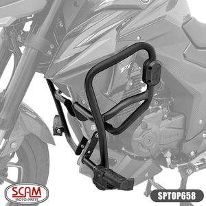 Protetor de Motor e Carenagem Com Pedaleiras Haojue DR160 2021+ (SPTOP658) Scam