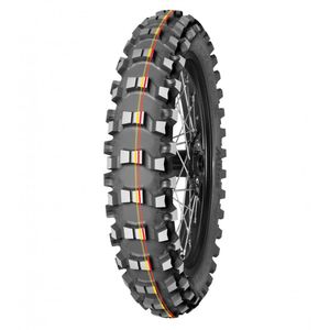 Pneu Mitas Terra Force-MX SM 80/100-12 50M TT (Faixa Vermelho/Amarelo) Traseiro