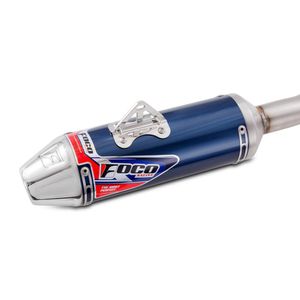 Escapamento Completo Honda Tornado Médio F1 Alto Brilho Foco Racing